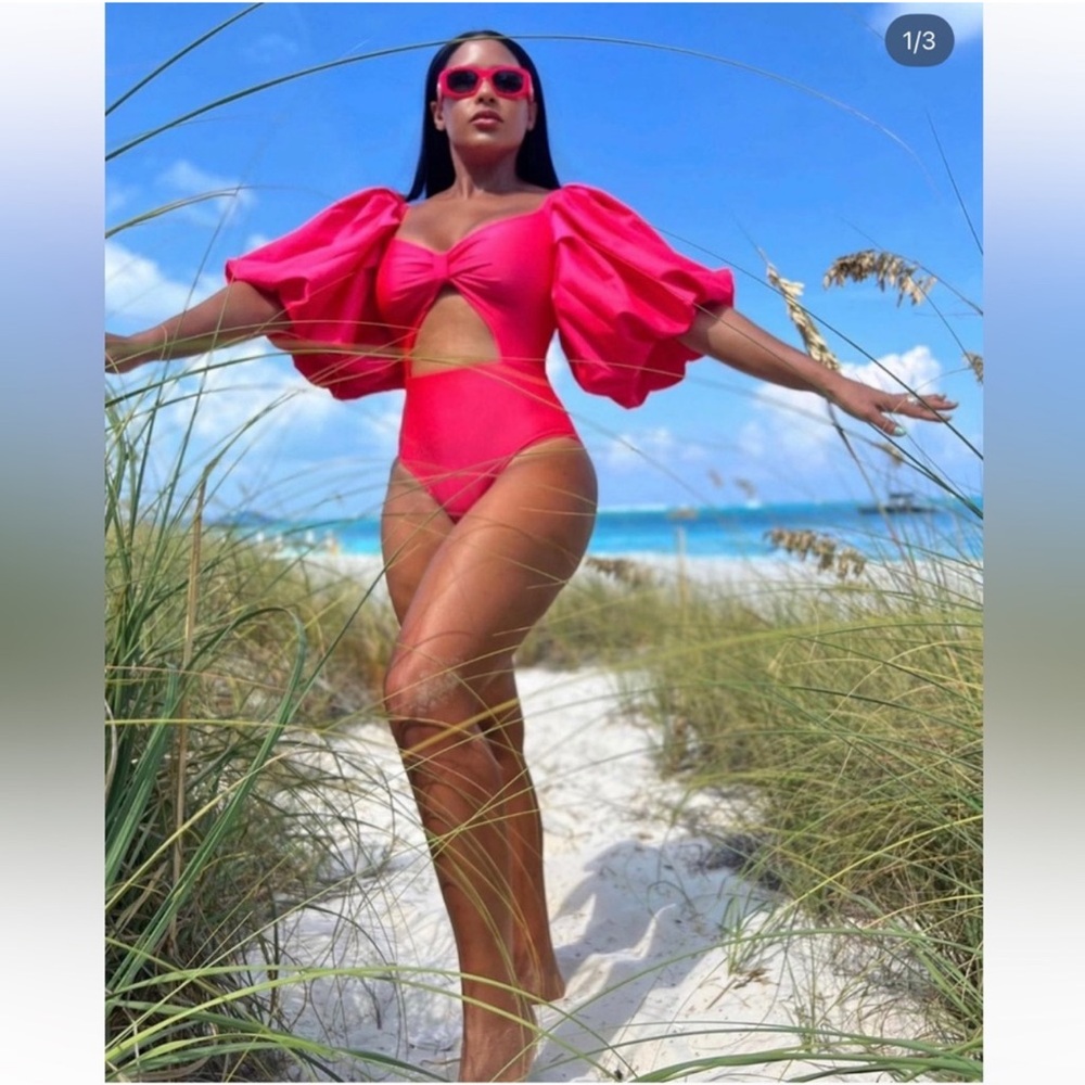 Fe Noel pink bodysuit